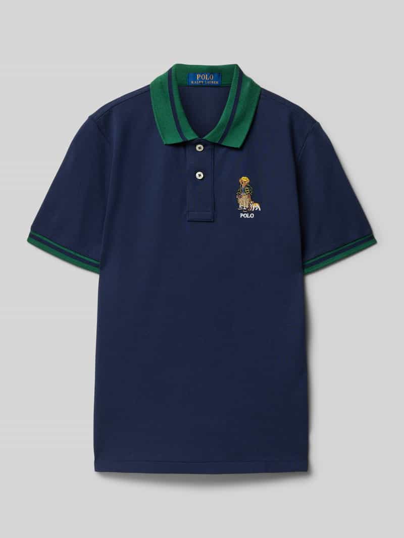 Polo Ralph Lauren Teens Regular fit poloshirt met labelstitching