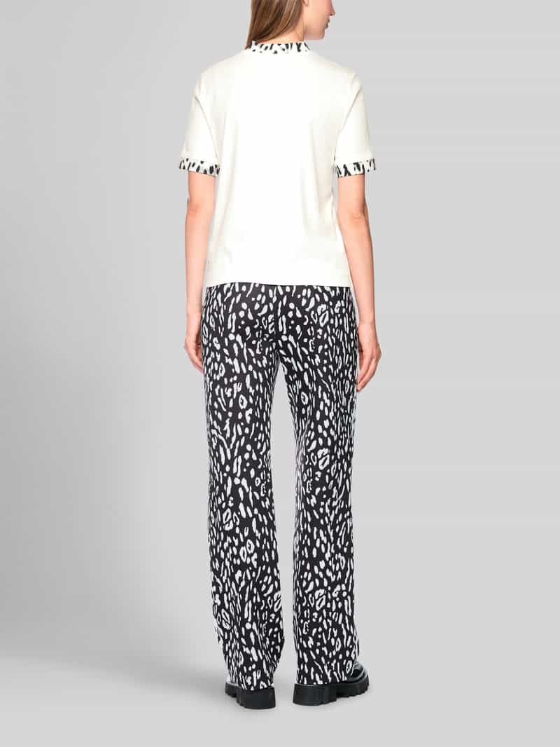 Marc Cain T-shirt met contrasterende kraagafwerking