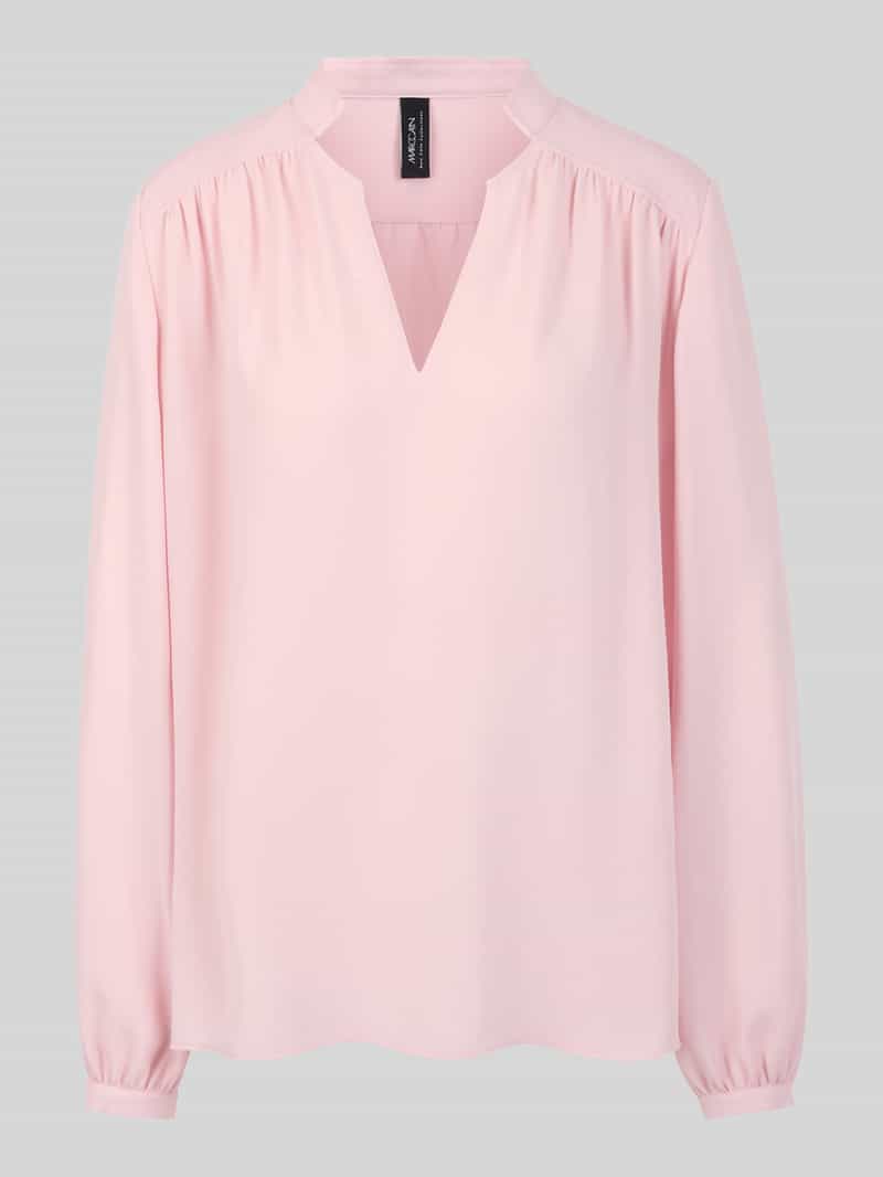 Marc Cain blouse met lange mouwen met tuniekhals