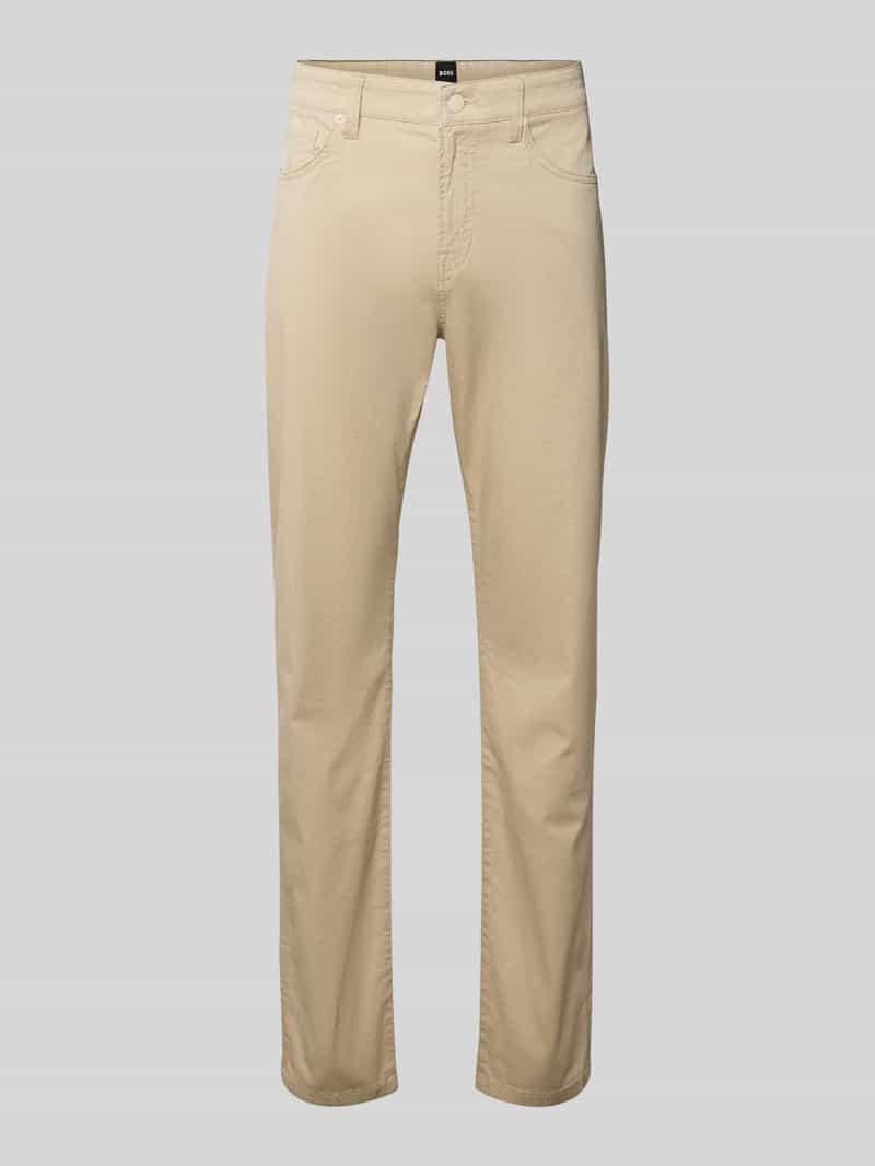Boss Regular fit stoffen broek van katoenmix model 'RE.MAINE5'