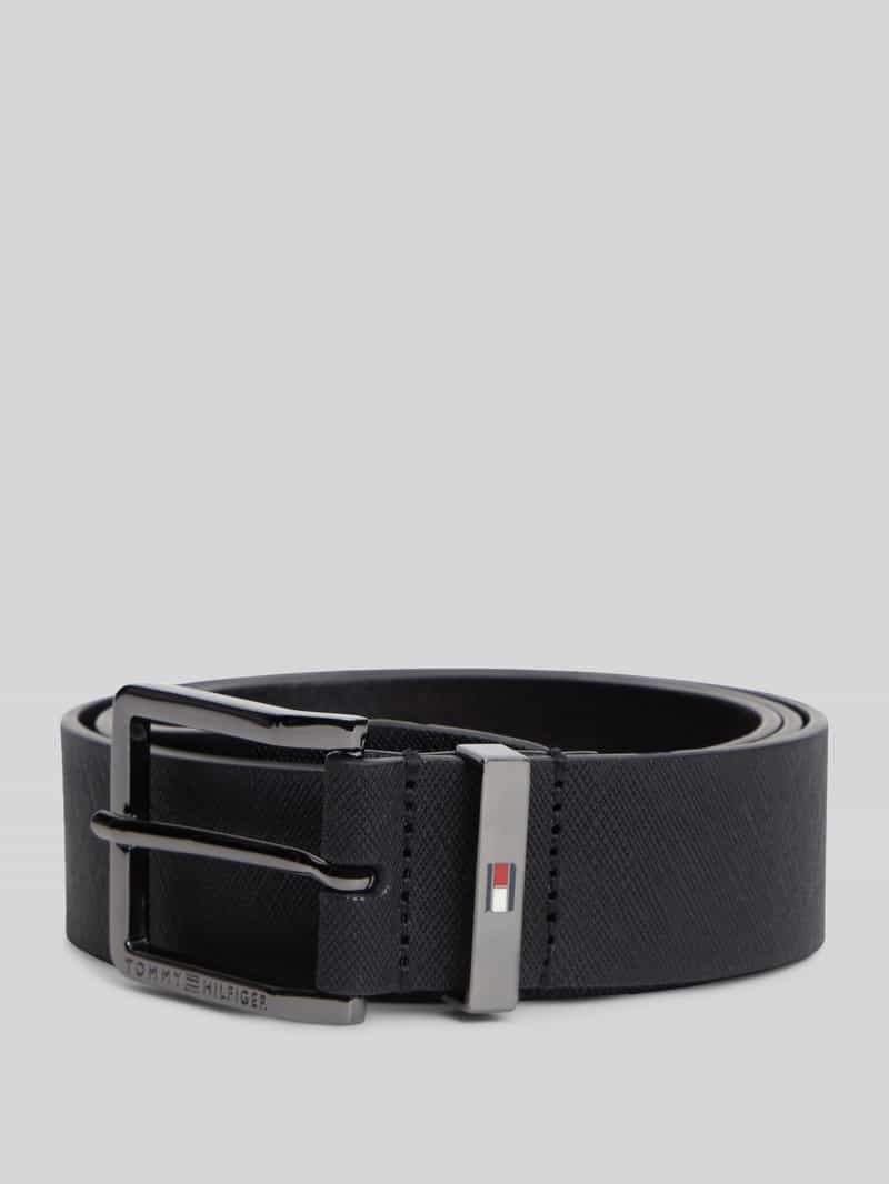 Tommy Hilfiger Riem van echt leer model 'OLIVER SAFFIANO 3.5'