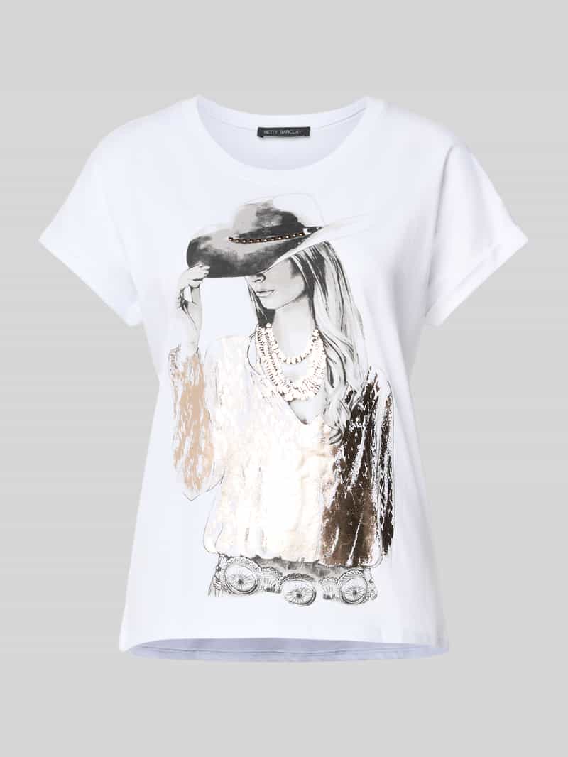Betty Barclay Regular fit T-shirt met motiefprint model 'Juli'