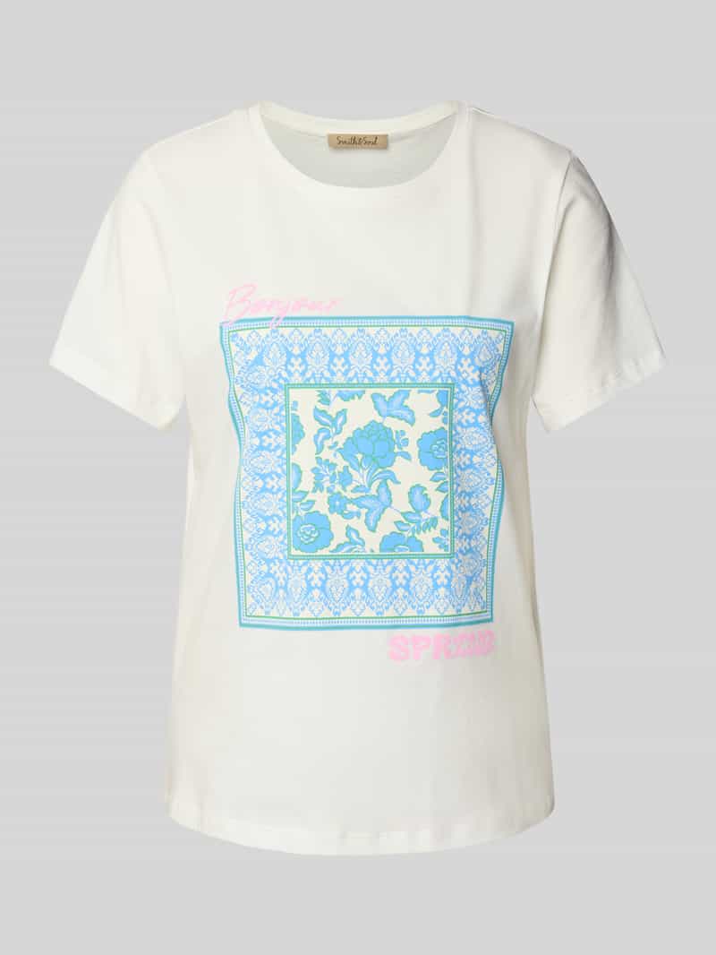 T-shirt met ronde hals