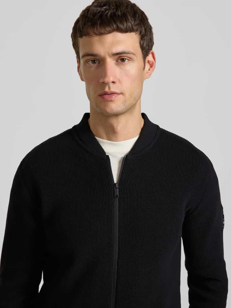 Tom Tailor Denim Regular fit gebreid jack van puur katoen