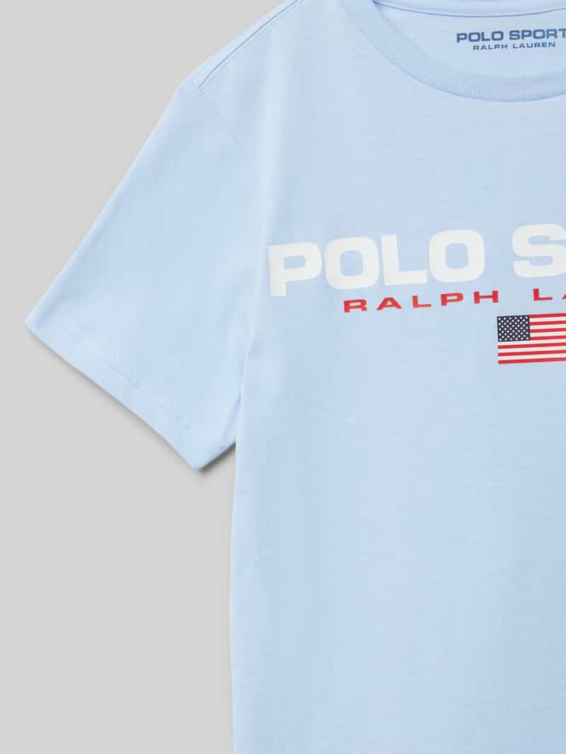 Polo Sport T-shirt met labelprint