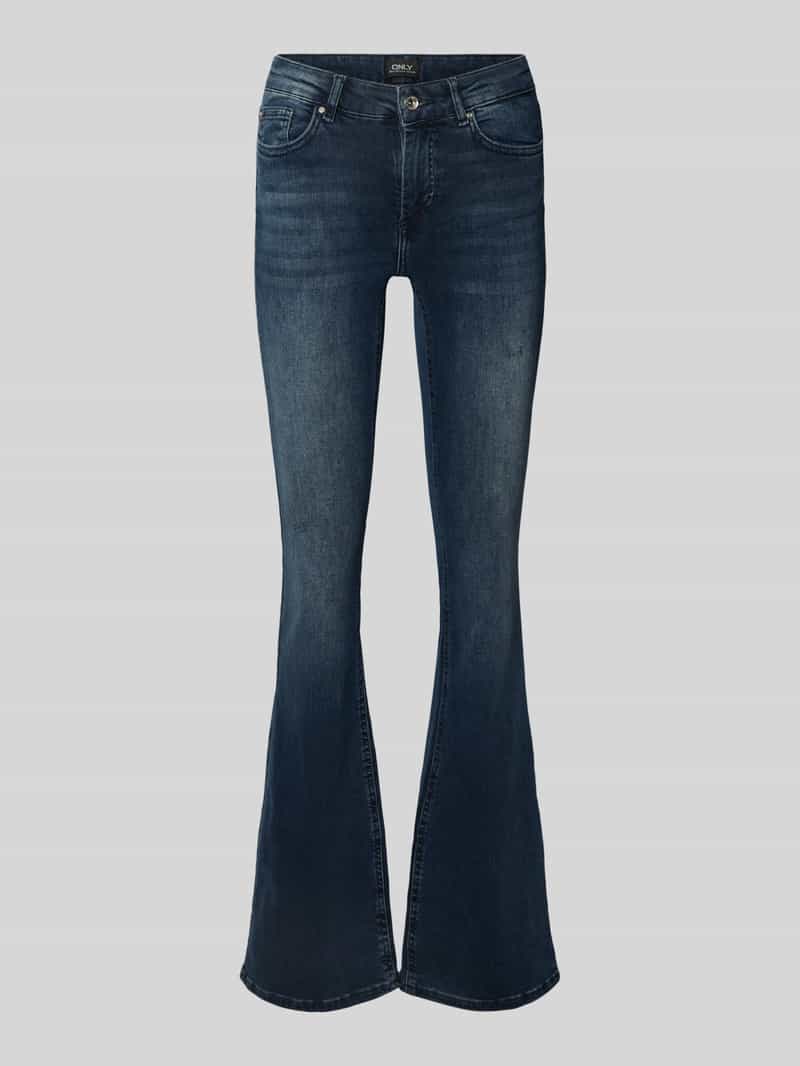 Only Flared bootcut jeans van katoenmix model 'BLUSH'