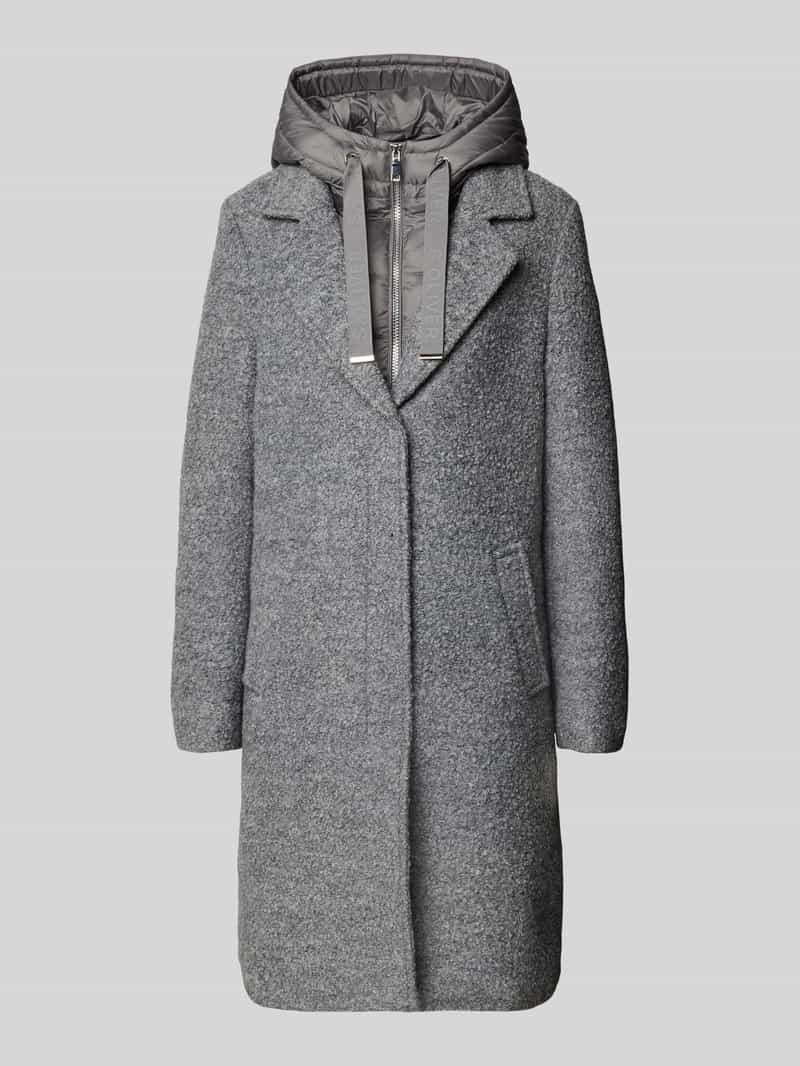 s.Oliver RED LABEL Regular fit lange jas met wol