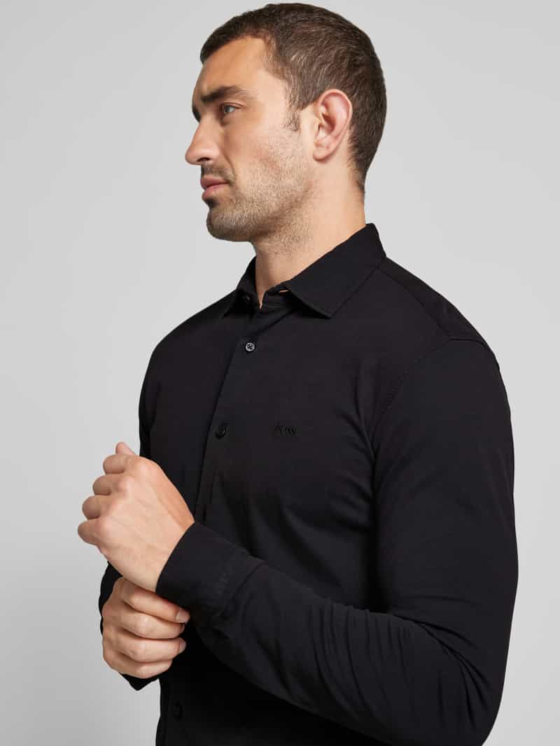 Boss Orange Regular fit vrijetijdsoverhemd met kentkraag model 'Mysoft'