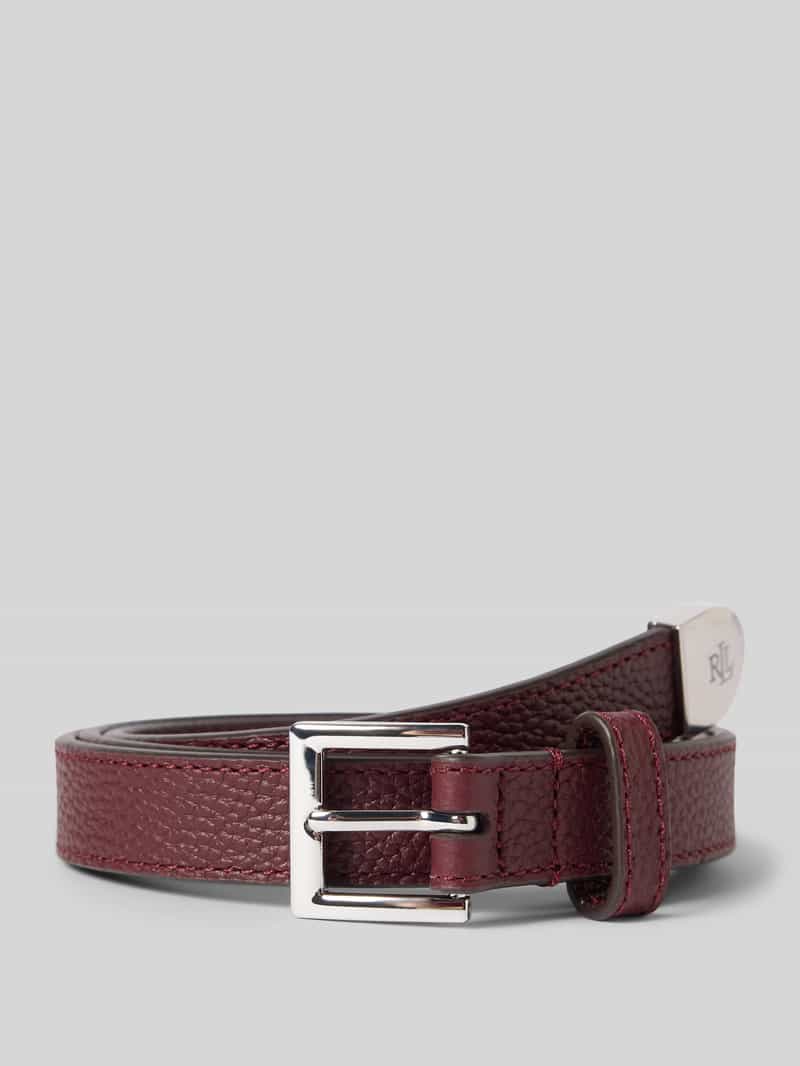 Lauren Ralph Lauren Riem van runderleer met doornsluiting