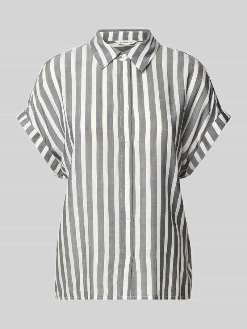 Tom Tailor Loose fit overhemdblouse van pure viscose