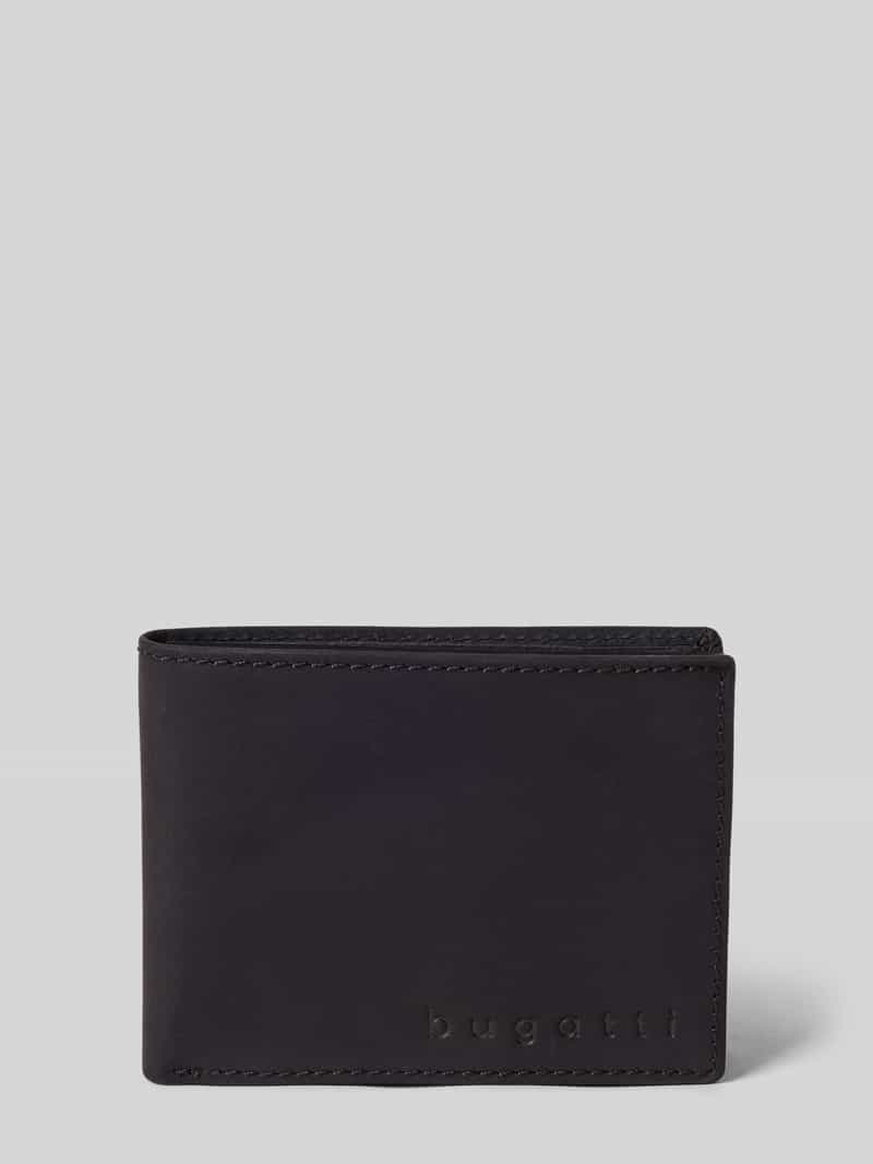 Bugatti Portemonnee met labeldetail model 'Luca'