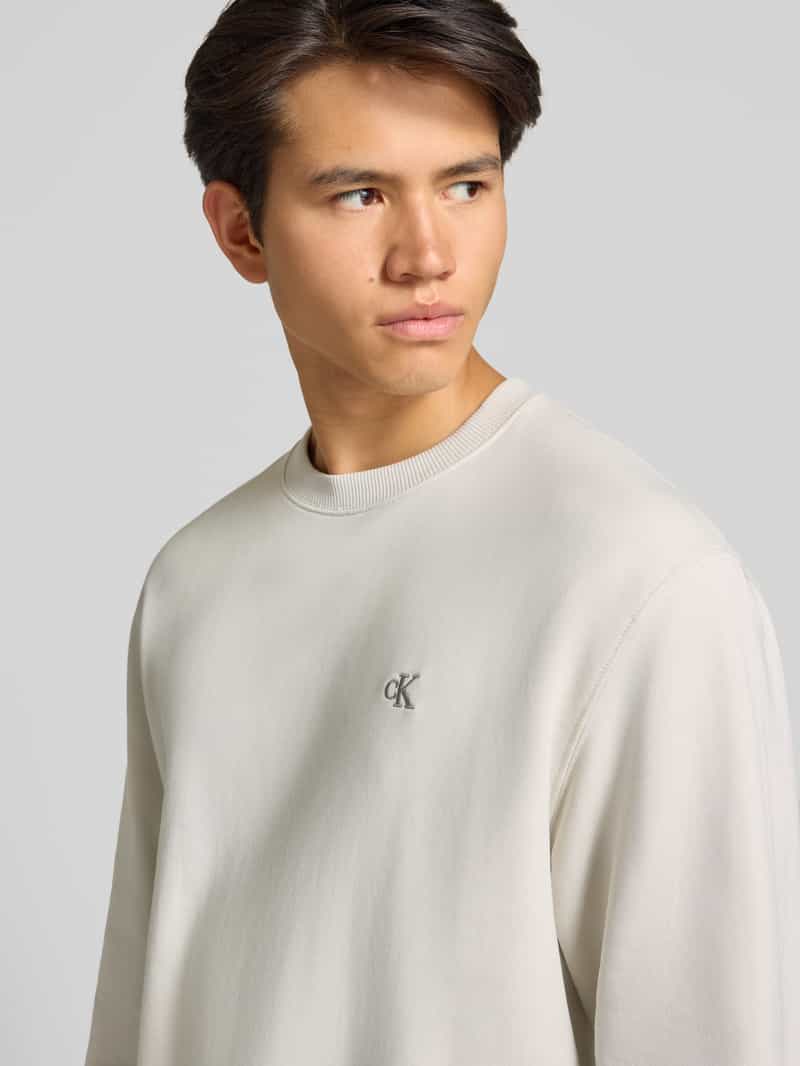 Calvin Klein Jeans Sweatshirt met labelstitching