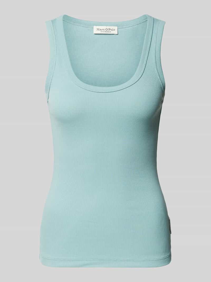 Marc O'Polo Slim fit tanktop van katoenmix