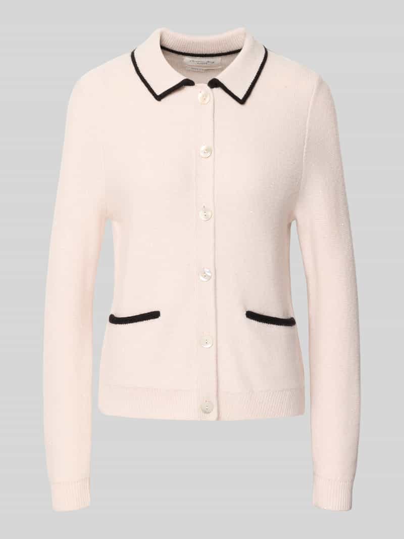 regular fit vest van kasjmiermix
