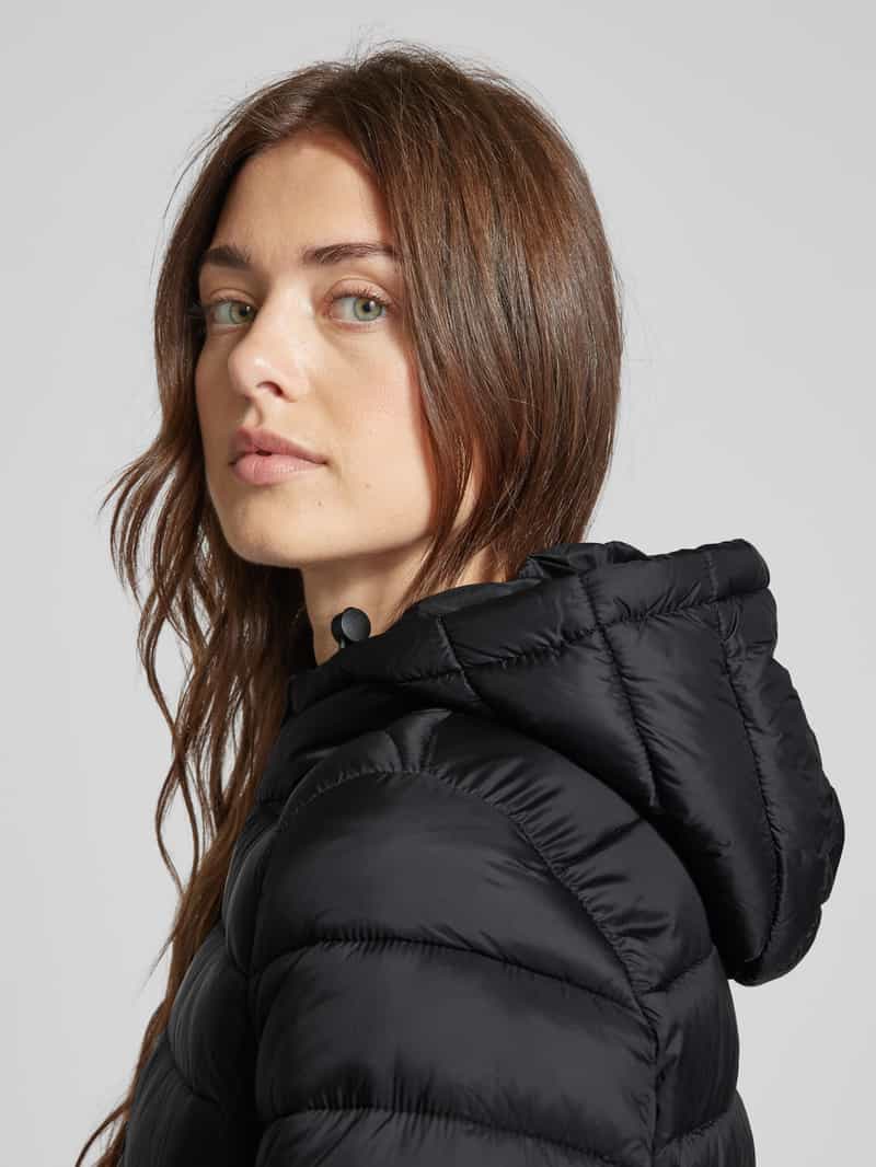 Jake*s Casual Gewatteerd regular fit jack met capuchon