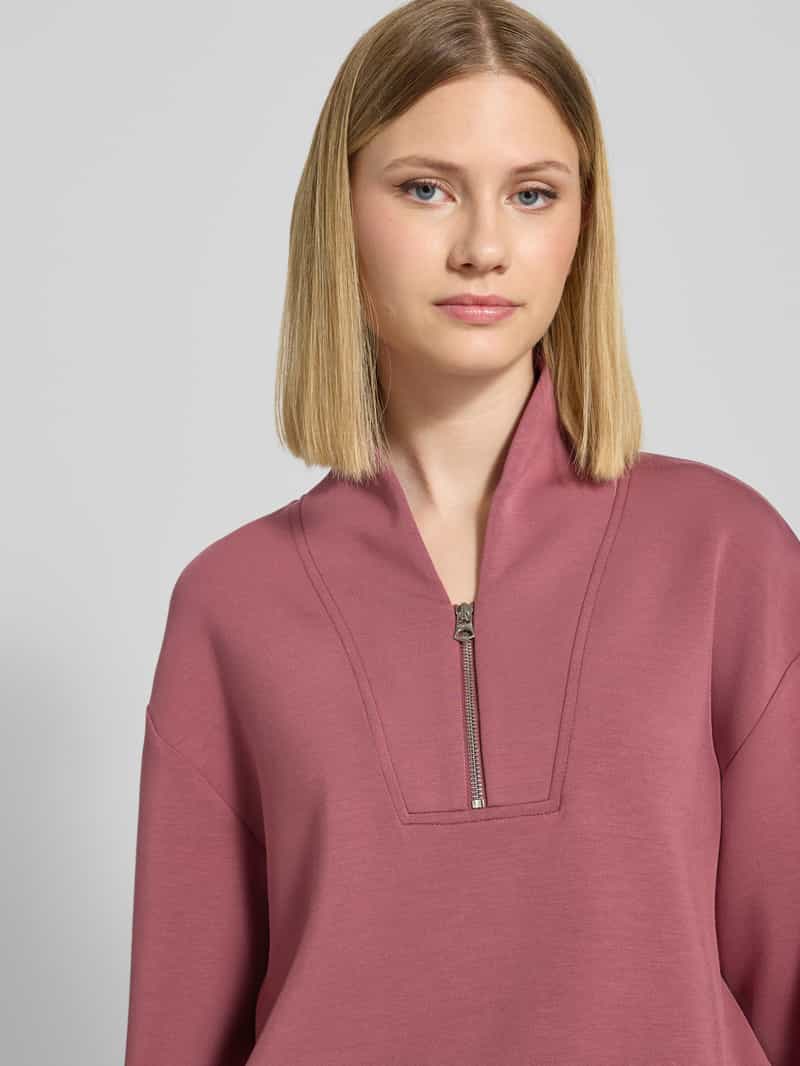 Varley Sweatshirt met opstaande kraag en ritssluiting model 'davidson'
