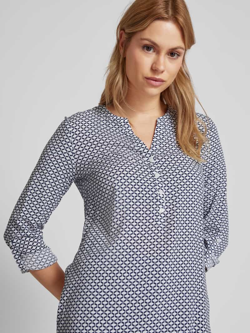 Christian Berg Woman Blouse met fijn all-over motief