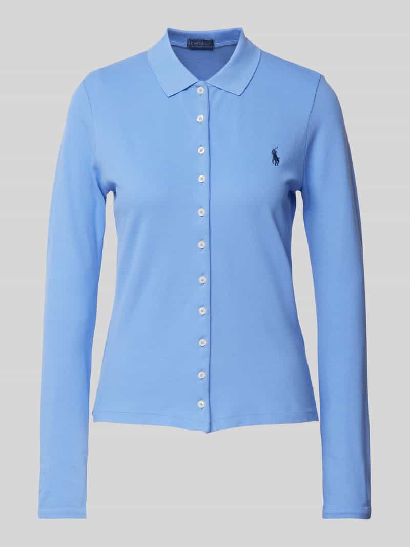 Polo Ralph Lauren Shirt met lange mouwen en labelstitching