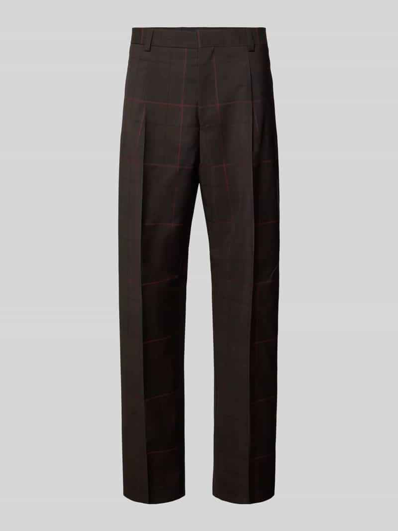 HUGO Slim fit pantalon van zuivere scheerwol model 'Gatur'