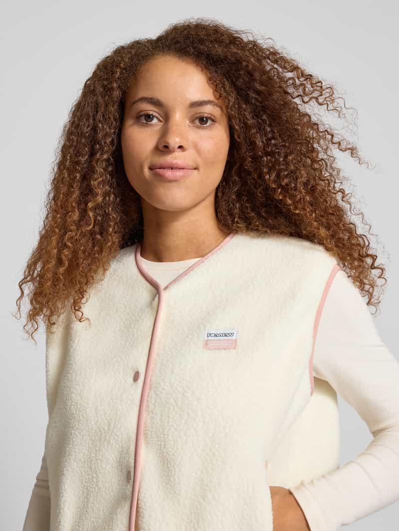 Review Gilet met drukknoopsluiting