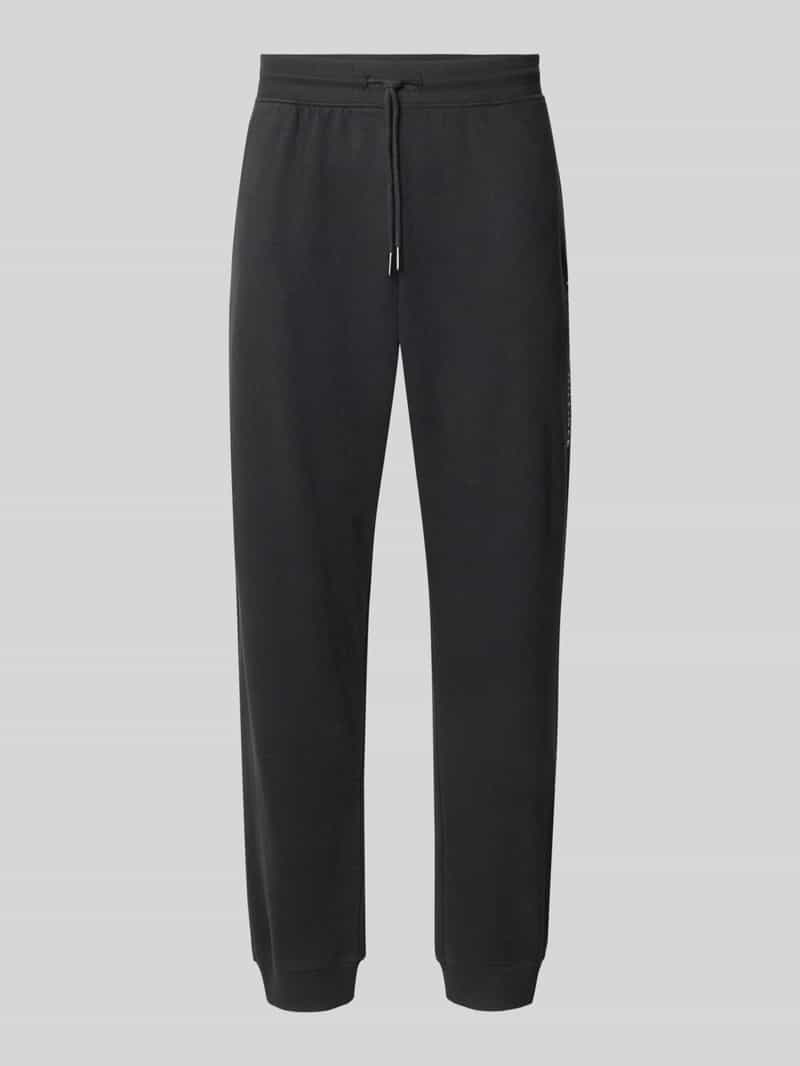 Tommy Hilfiger Regular fit sweatpants van katoenmix