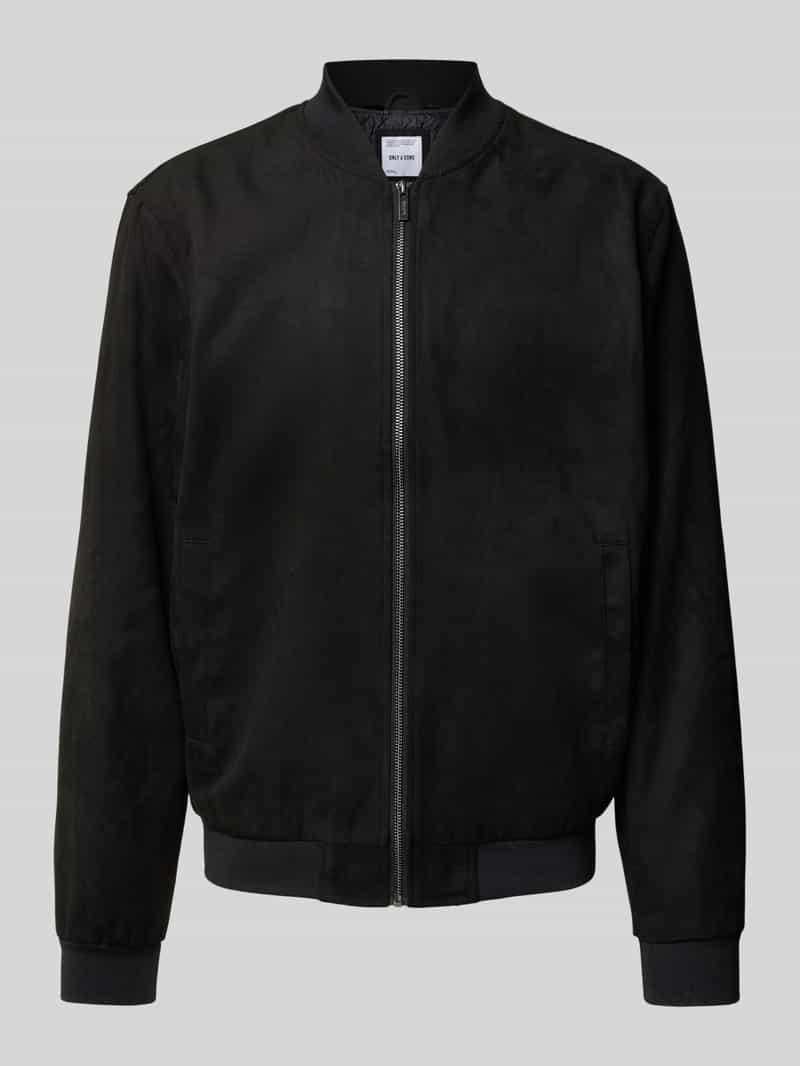 Only & Sons Bomberjack in leerlook model 'LUCAS'