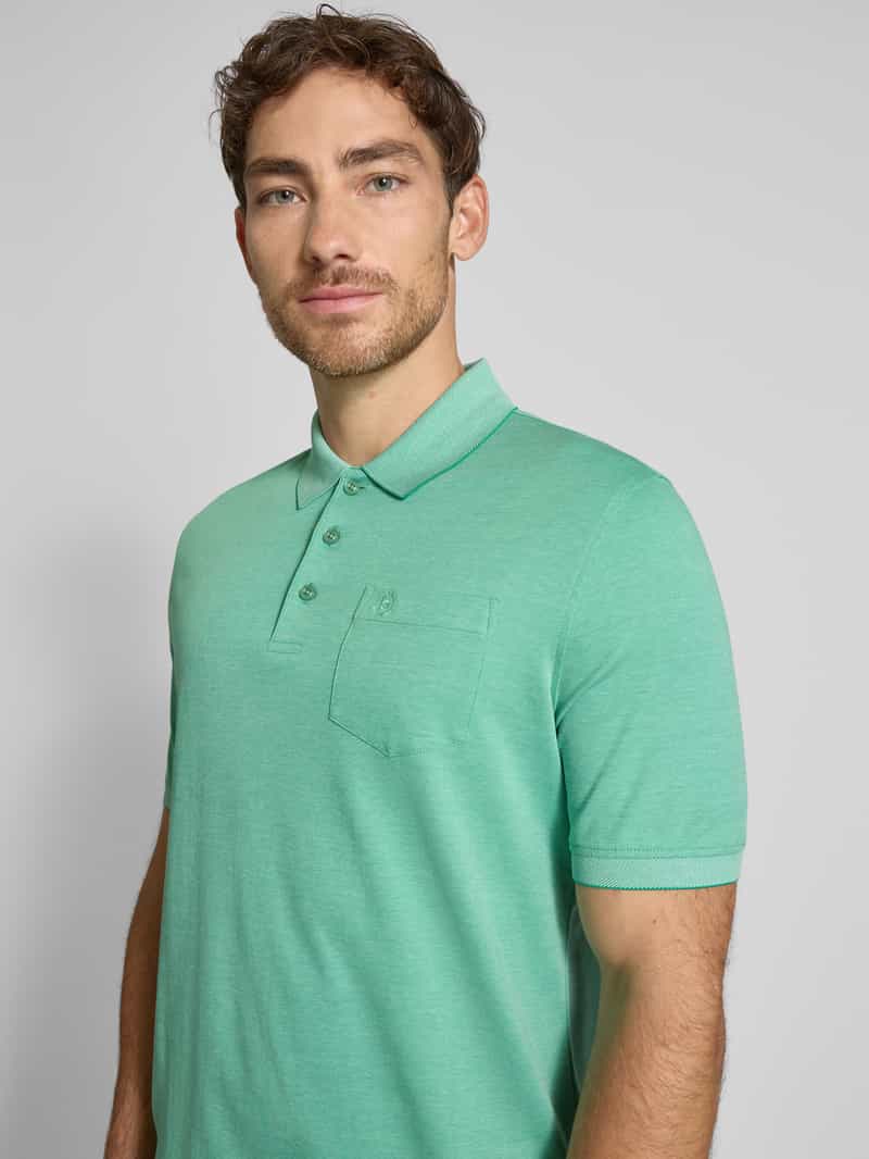 Bugatti Poloshirt met borstzak