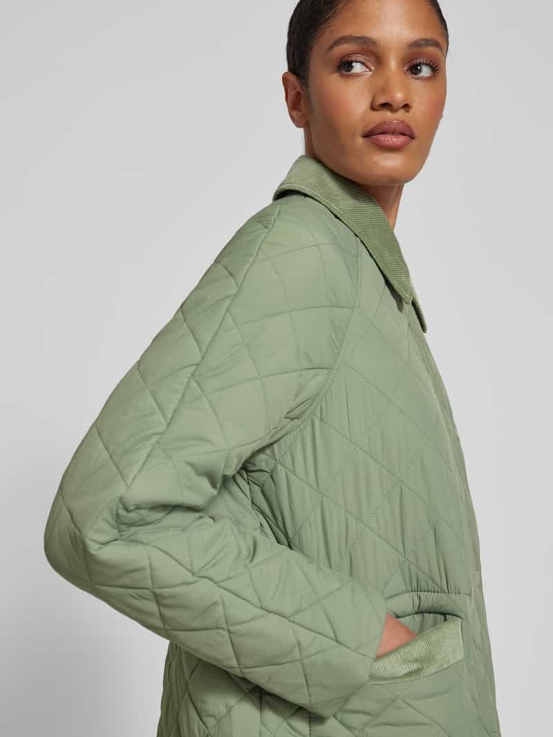 s.Oliver RED LABEL Relaxed fit gewatteerd jack met koorddetails