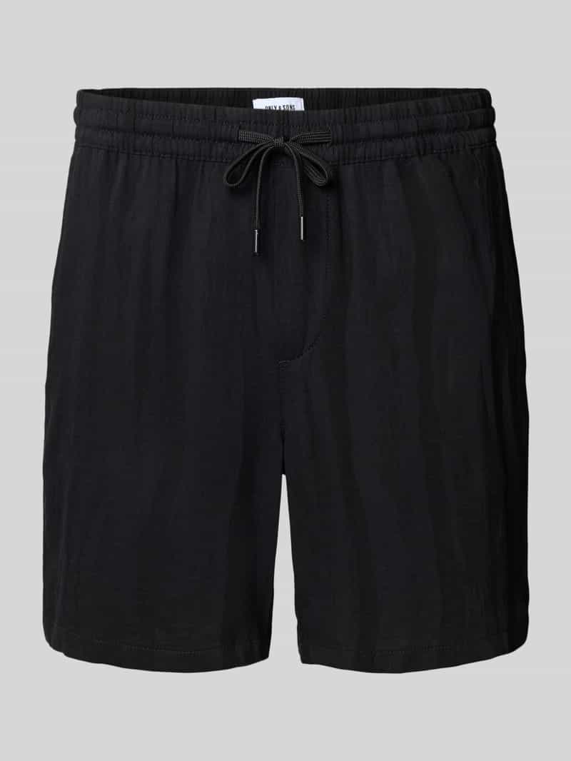 Only & Sons Korte broek met elastische band en achterzak