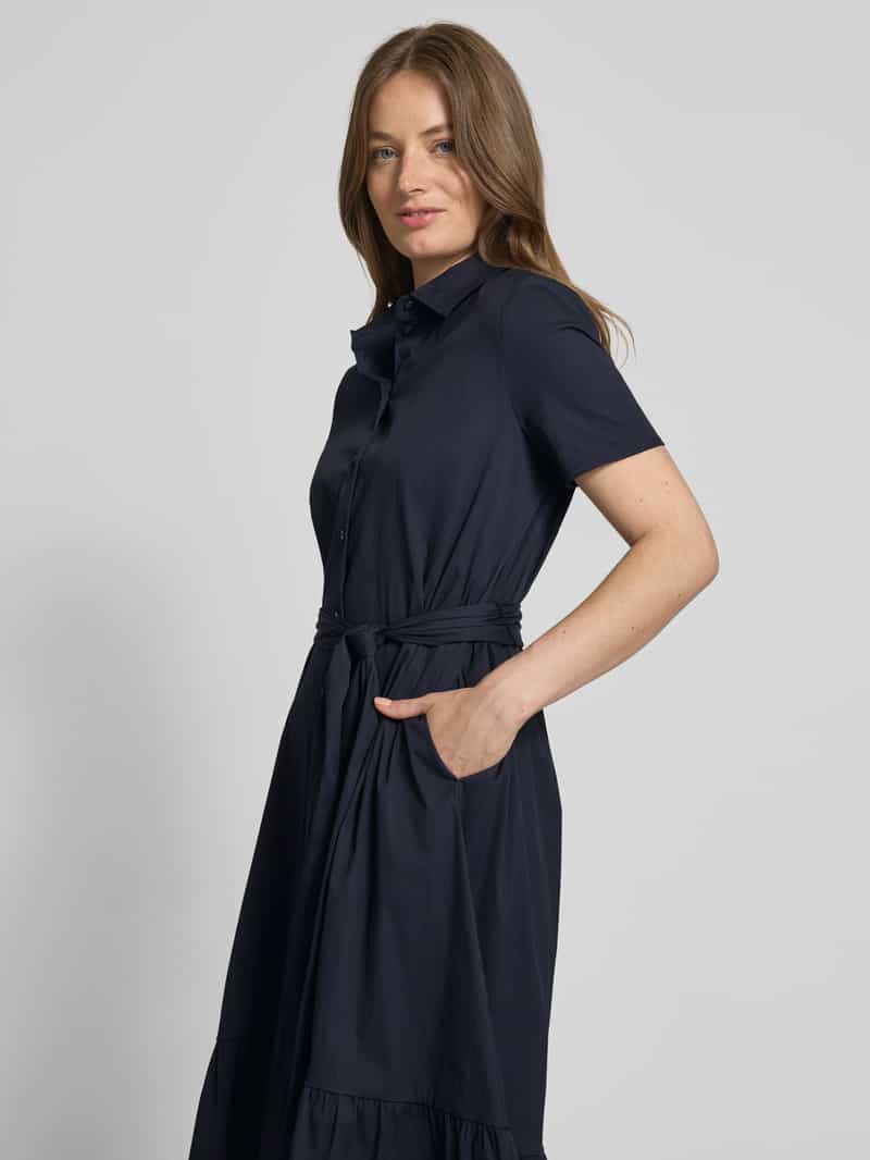 ROBE LÉGÈRE Overhemdjurk met strikceintuur