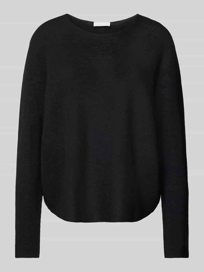 Rich & Royal Gebreide pullover met ronde hals