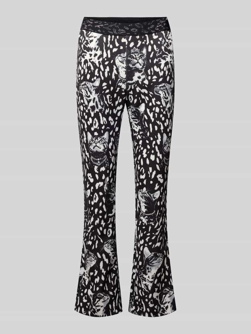 Marc Cain Bell bottom met all-over motief