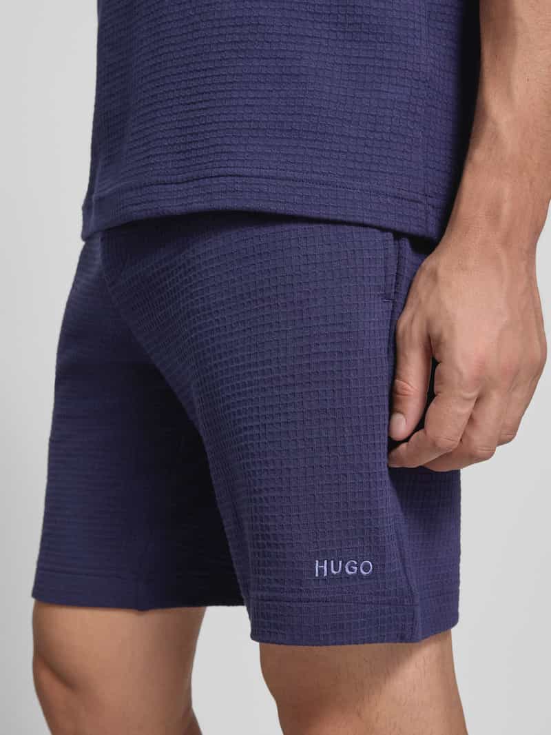 HUGO Regular fit sweatshirts van katoenmix model 'AUSTIN SHORTS'