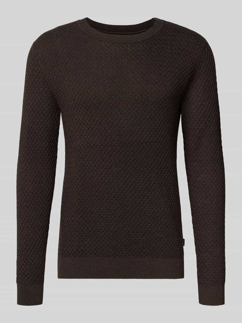Jack & Jones Premium Gebreide pullover met structuurmotief model 'BARKLEY'