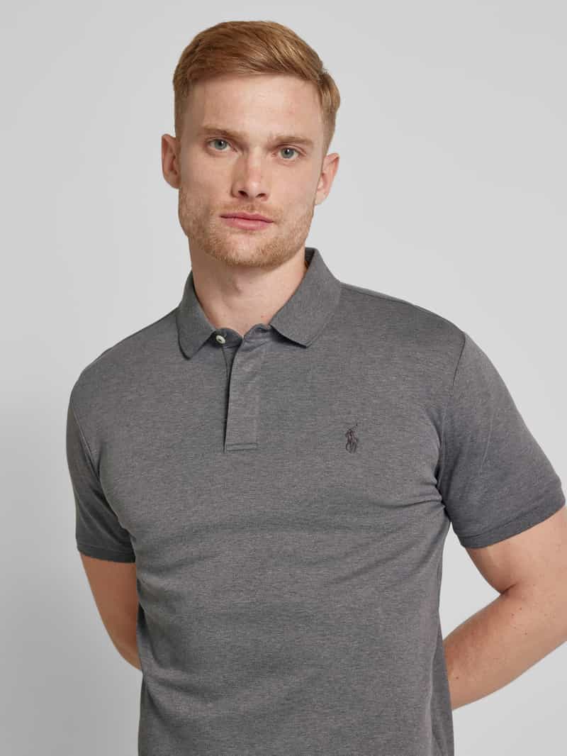 Polo Ralph Lauren Poloshirt met geribde mouwboorden