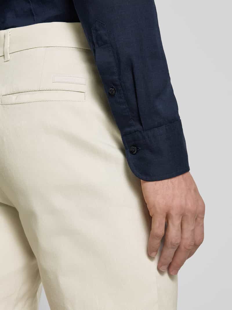 CK Calvin Klein Korte regular fit chino met ceintuurlussen