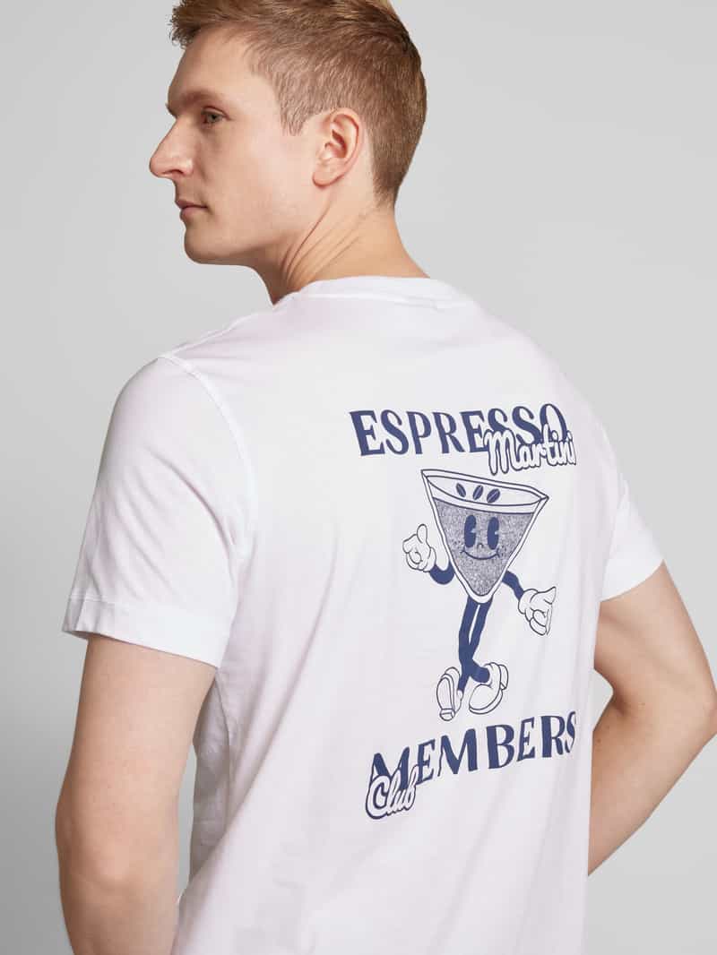JOOP! JEANS T-shirt met labelprint
