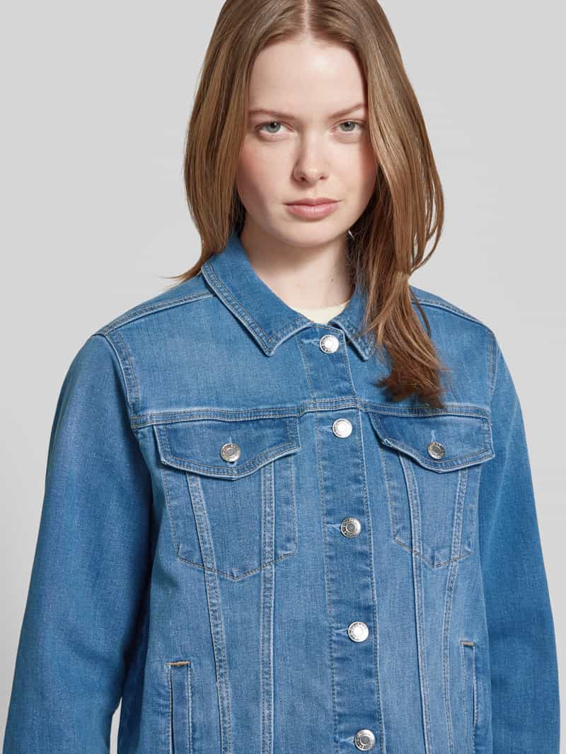s.Oliver RED LABEL Regular fit jeansjack van katoenmix