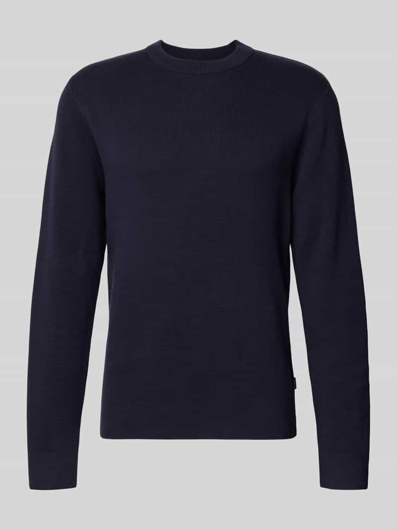 Jack & Jones Premium Gebreide pullover met ronde hals model 'MILANO'