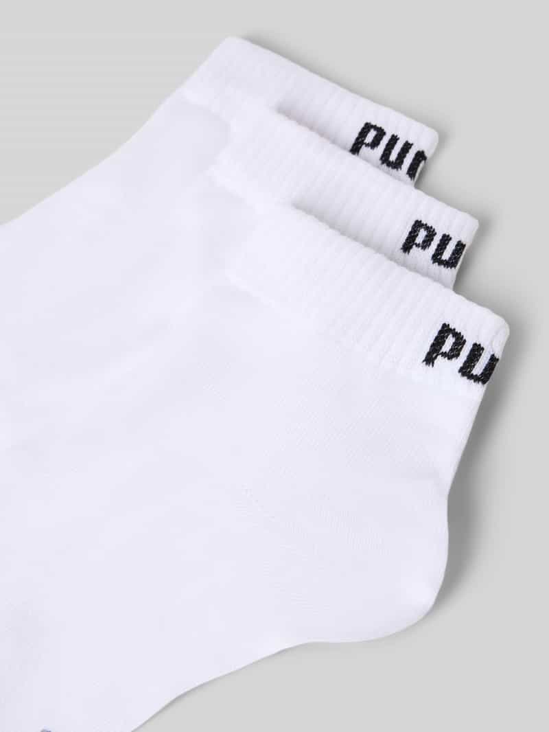 Puma Sneakersokken met logo in set van 3 wit, foto 3