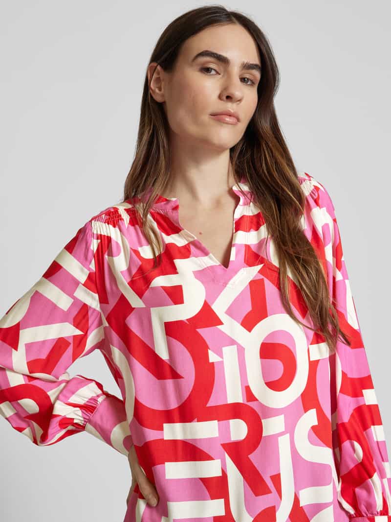 Emily Van den Bergh Regular fit blouse met V-hals