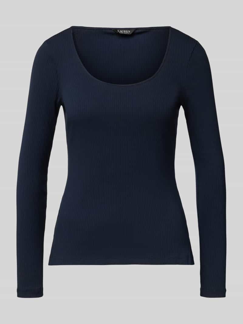 Lauren Ralph Lauren Shirt met lange mouwen in riblook model 'CHITRA'