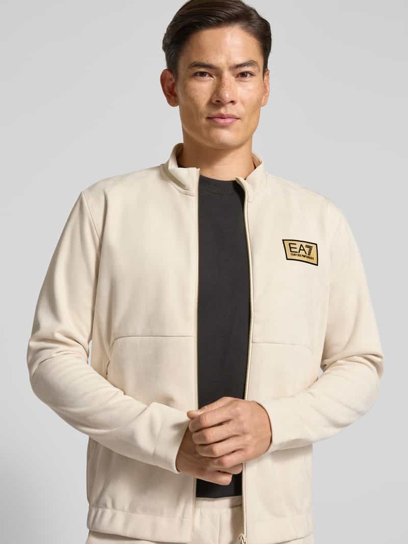 EA7 Emporio Armani Sweatjack met tweewegsritssluiting