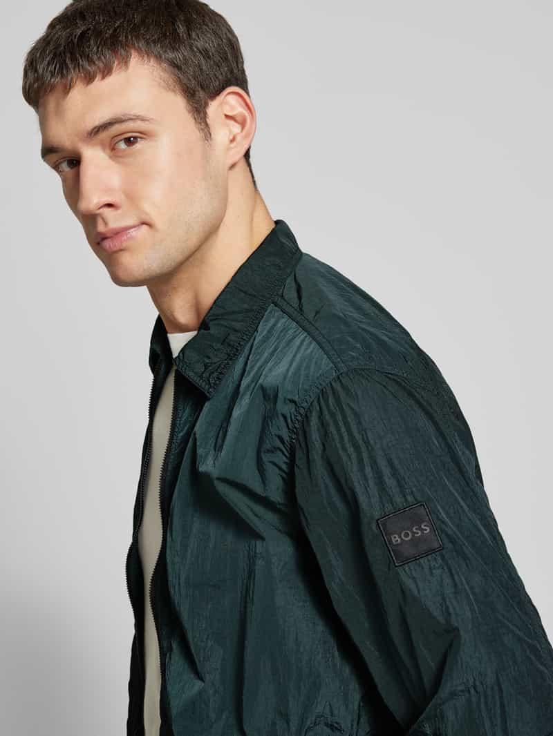 Boss Orange Blouson met labelbadge model 'Leejay'