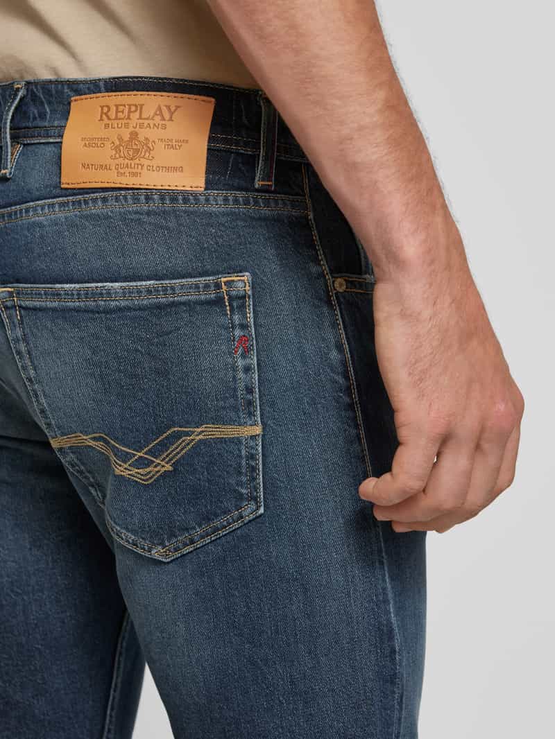 Replay Straight leg jeans in 5-pocketmodel model 'GROVER'