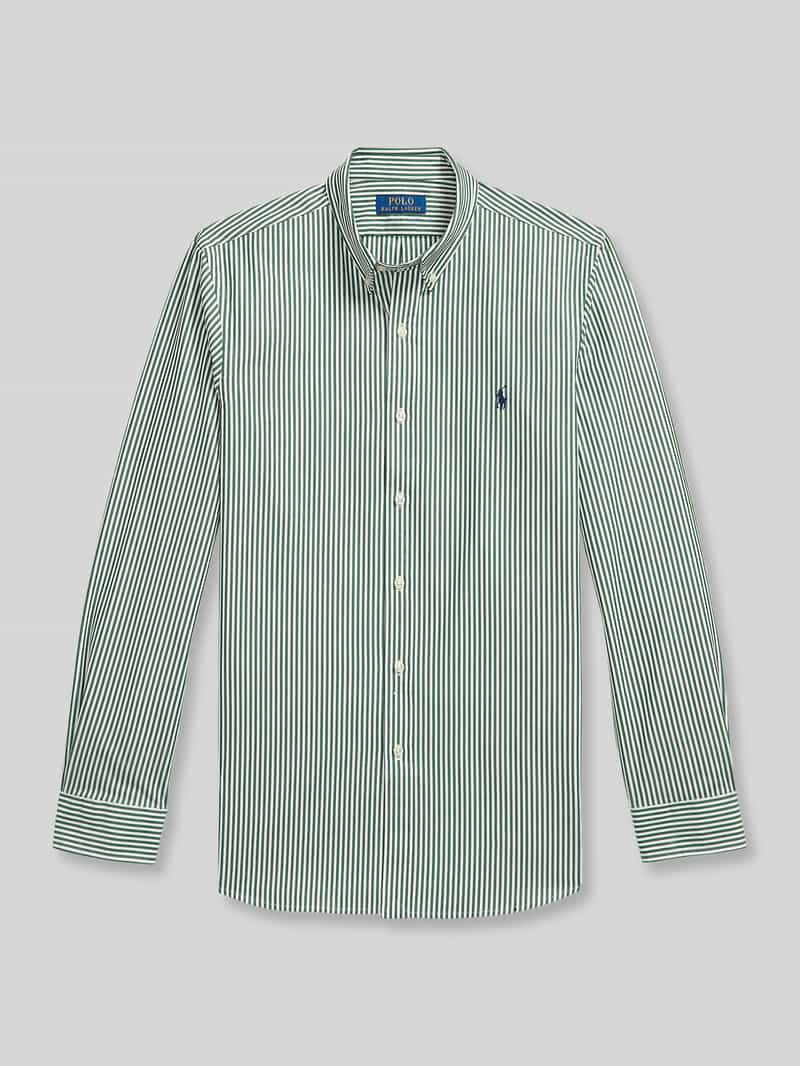 Slim fit vrijetijdsoverhemd van katoenmix