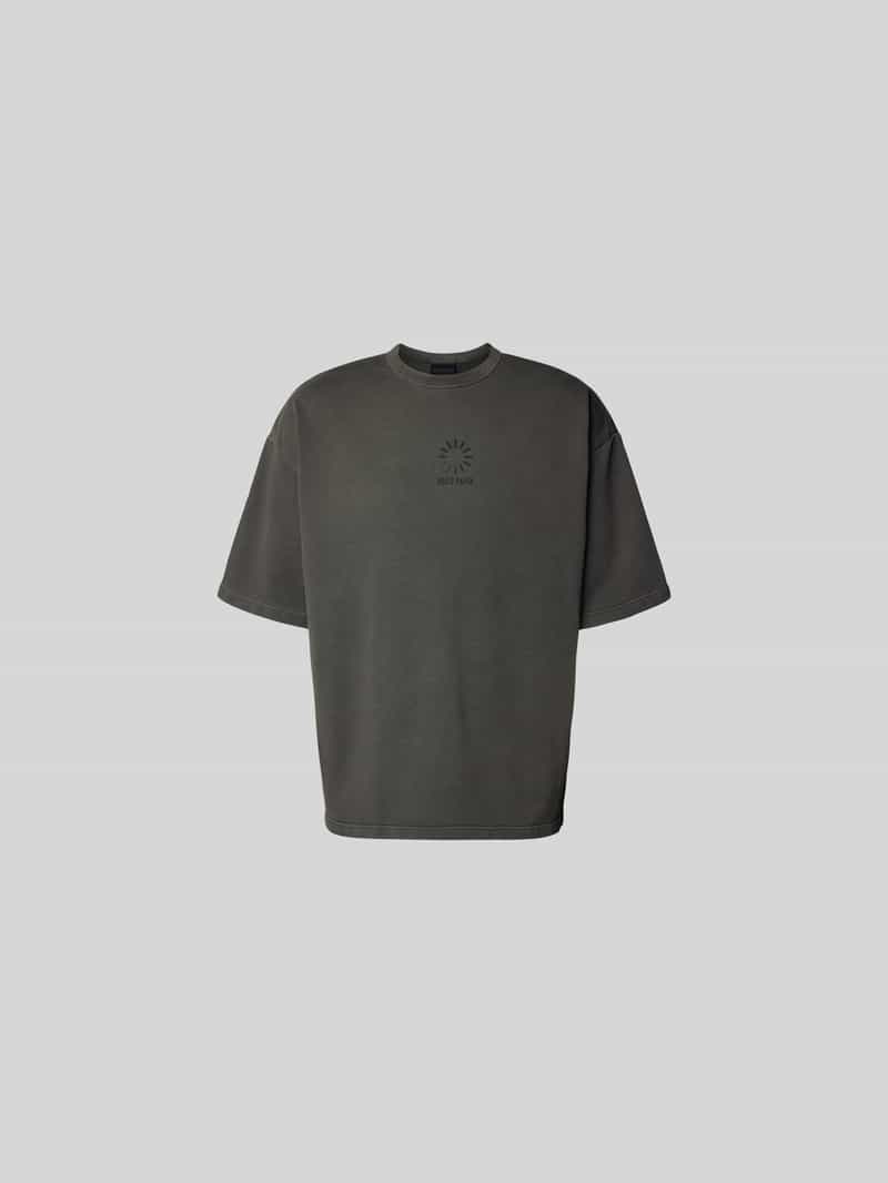 T-shirt met labelprint