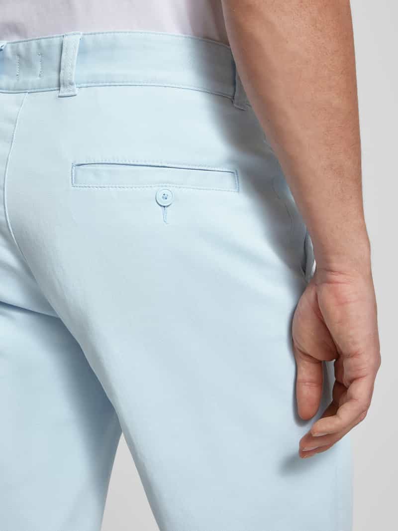 Hugo Blue Regular fit bermuda met achterzakken model 'Dante'