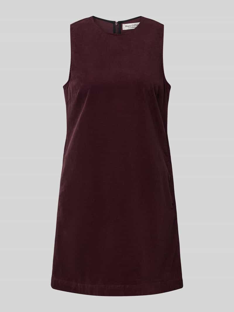 Marc O'Polo Licht uitlopende kokerjurk van katoenmix