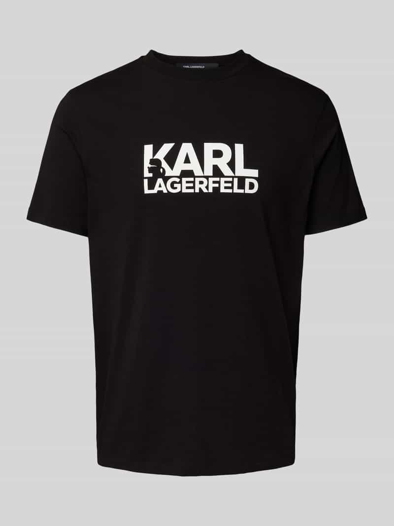 Karl Lagerfeld T-shirt met labelprint